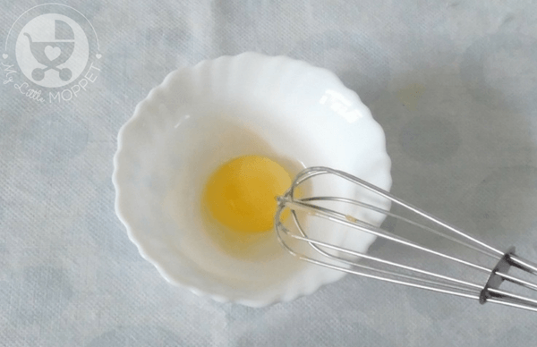 Egg Yolk Vegetable Omelette for Babies