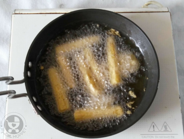 frying of fritters