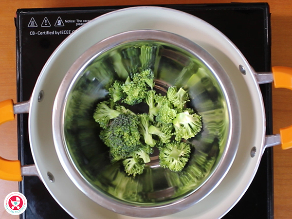 boiling of broccoli
