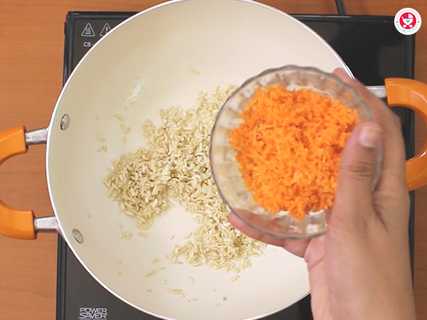 Add grated carrot 