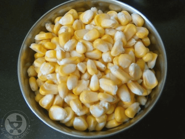 boiled sweetcorn