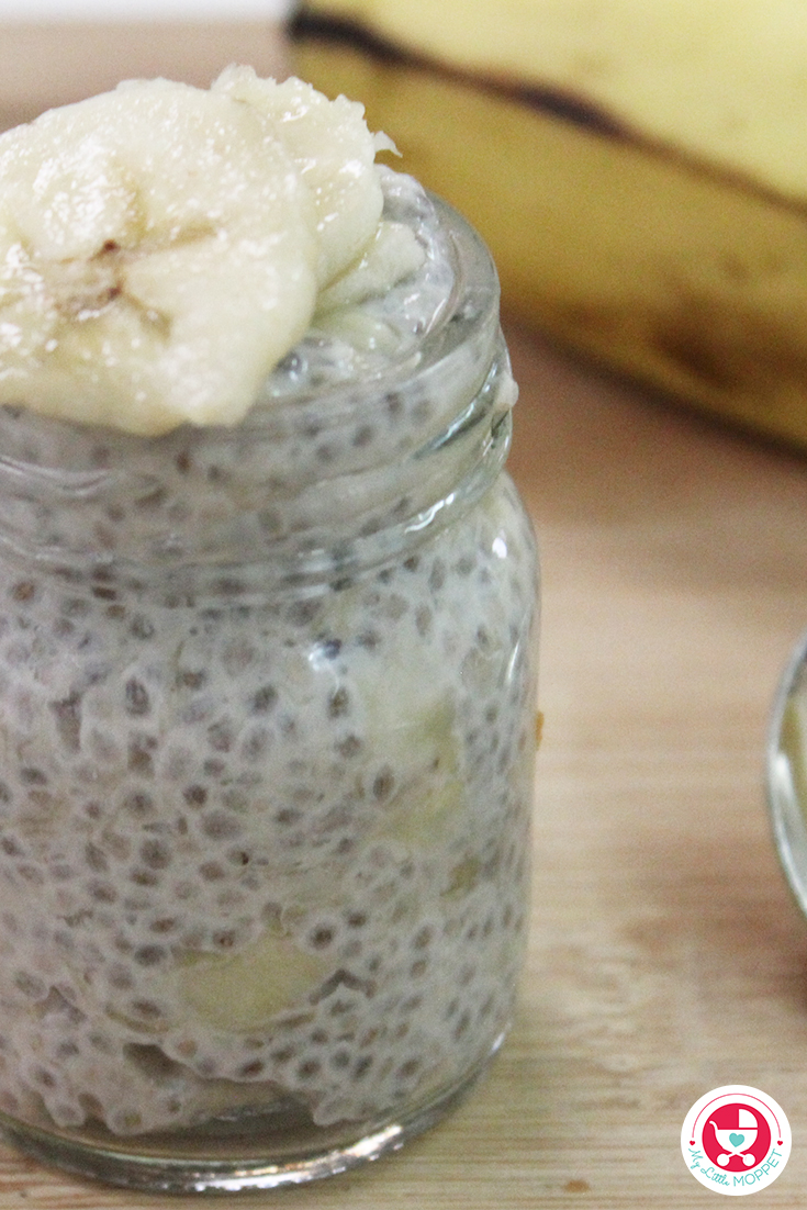 Banana Chia Pudding for Babies in Tamil