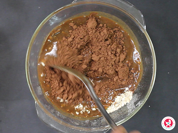 Add cocoa powder 