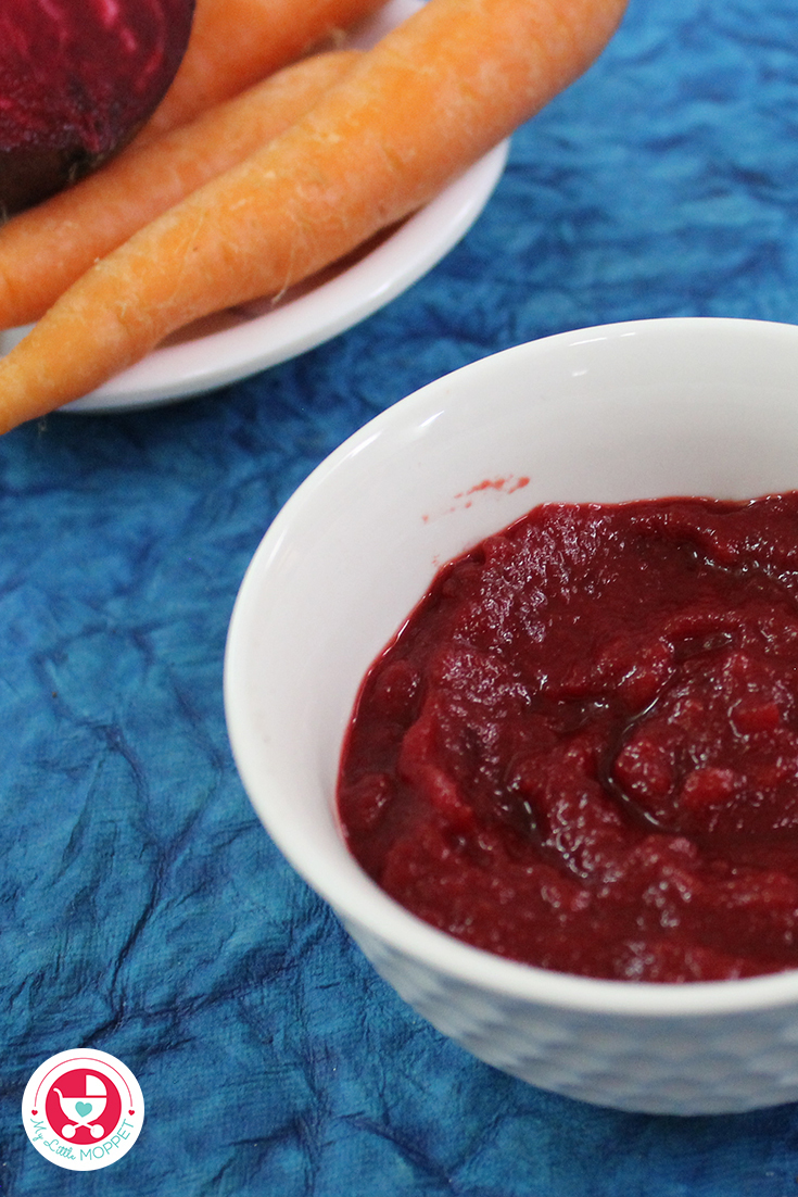 Carrot Beetroot Recipe for Babies in Tamil