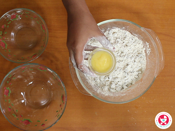 Add ghee and mix well.