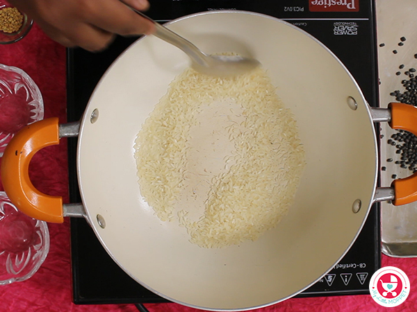 Dry Roast Rice.
