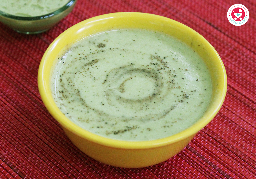 Brocoli Soup for babies in tamil