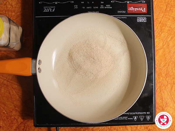  Add 2 tbsp of porridge powder.
