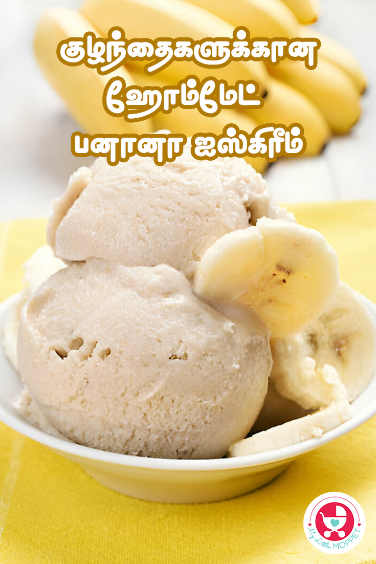 Homemade Banana Ice cream